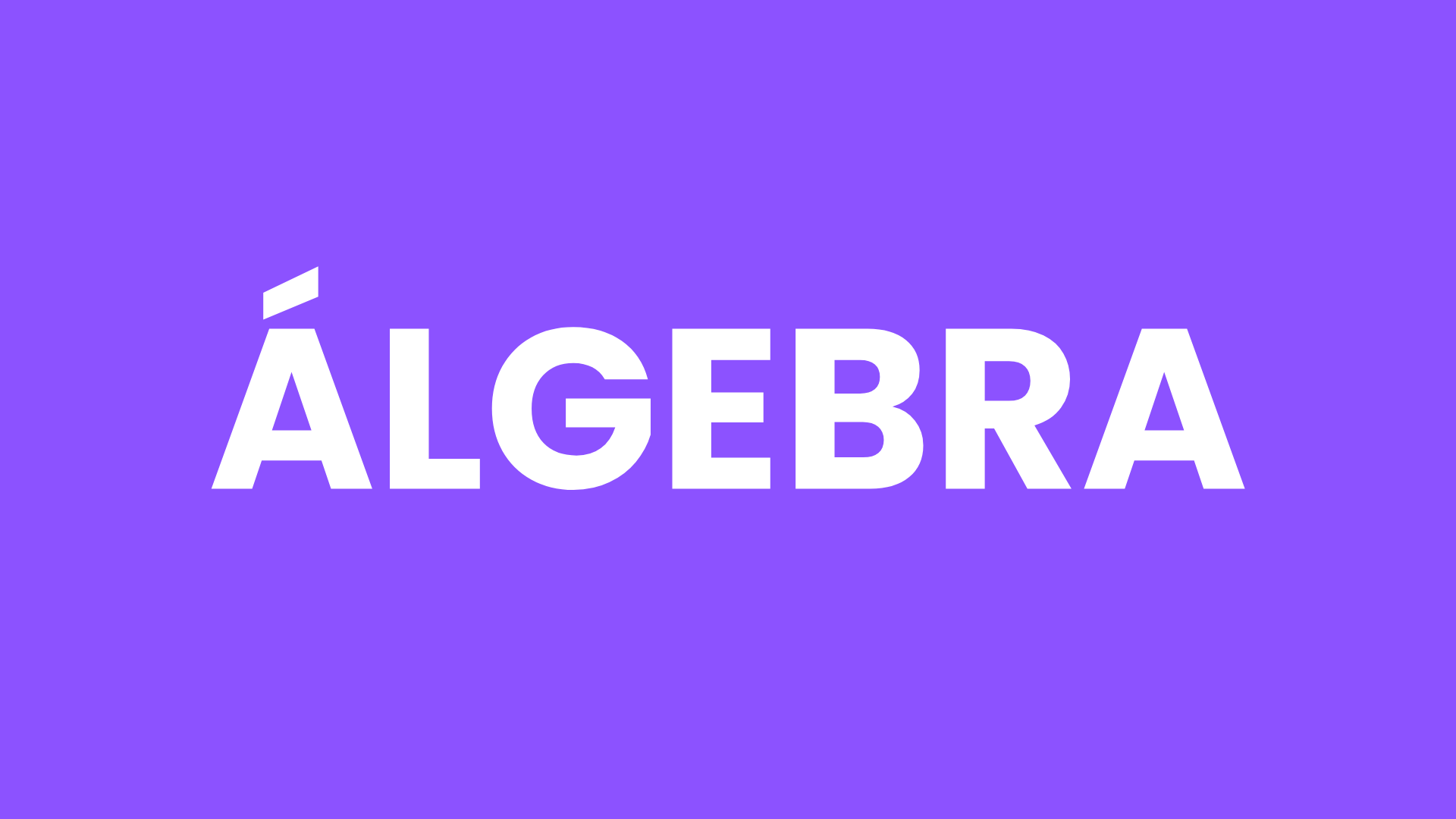 Álgebra